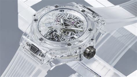 translucent hublot transparent watch